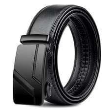 Image of Smart Rachet Soft PU Leather Belt No holes
