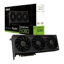Image of ASUS ProArt NVIDIA GeForce RTX 5080 OC 16GB GDDR7 Graphics Card, DLSS 4, 10752 C
