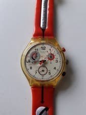 Image of Swatch Watch TIME TO CALL.Crono 1997. New Never Worn With New Battery And Case.