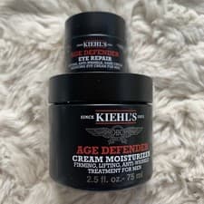 Image of Kiehl’s Age Defender Cream Moisturizer (2.5oz/75ml) And Eye Repair (0.5oz/14ml)