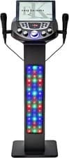 Image of Easy Karaoke EKS828BT Bluetooth Pedestal Karaoke Machine/ Light Effects / 2 MICS