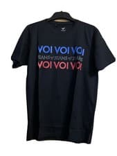 Image of Voi Jeans Co Printed T-Shirt, Size Medium, black