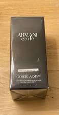 Image of Giorgio Armani Code Eau de Toilette 125ml For Men/Refillable spray/New & Sealed