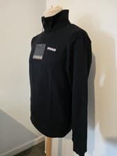 Image of Napapijri Men's ¼ Zip Sweatshirt | Medium | Black | New With Tags | RRP £70