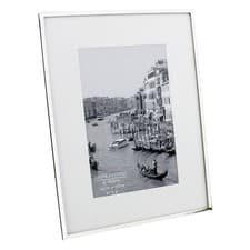 Image of Impressions narrow silver plated 4" x 6" photo frame 4_x_6_inches,