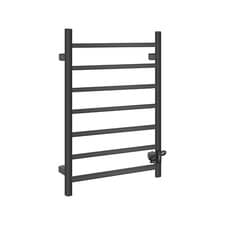 Image of ZAMUNA Electric Heated Towel Warmer | Stainless Steel 7 Bars | Square 800 x 500m