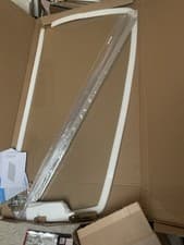 Image of Aqualox Half Frame Bath Screen