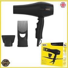 Image of Wahl PowerPik 2 Afro Caribbean Hair Dryer 1500W Pik attachment 3 Heat Anti Frizz