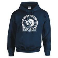 Image of INSPIRED BY JOHN CARPENTER'S THE THING "OUTPOST 31" HOODIE