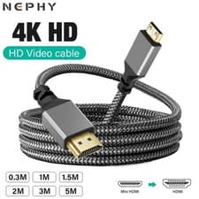 Image of Mini HDMI to HDMI 4K 60Hz HDMI 2.0 Male to Male Cable 1m-5m HD Adapter Converter