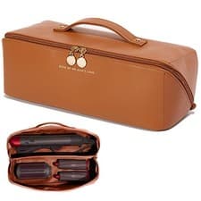 Image of Linpr Travel Storage Bag for Dyson Airwrap Styler – Brown