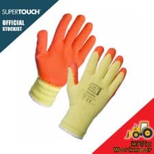 Image of Supertouch Handler General Grip Latex Palm Builders Glove Hand Protection PPE