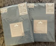 Image of Housewife Pillowcases Egyptian Cotton 300 Thread Count steel Grey 2 Packs Of 2