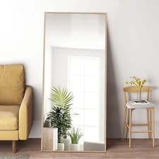 Image of Legacy Large Rectangular Mirror Gold - 180x80cm