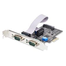 Image of StarTech 2-Port Serial PCIe Card Dual-Port PCI Express to RS232/RS422/RS485 (...