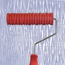 Image of 7" Easy Brush Sleeve Texture Tool, Embossed Paint Roller with Handle DE