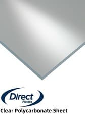Image of Polycarbonate Sheet Clear Various Sizes 2mm - 12mm Thick