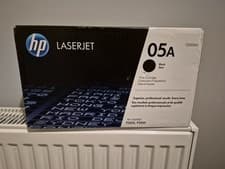 Image of HP 05A CE505A Black LaserJet Toner Cartridge Genuine Original, Sealed