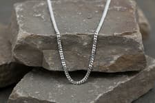 Image of Fred Bennett Diamond Cut Curb Chain Necklace 55cm N3122