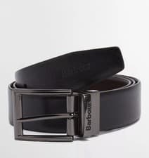 Image of Barbour Westdale Reversible Leather Belt Size Large