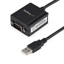 Image of StarTech.com 1 Port FTDI USB to Serial RS232 Adapter Cable with COM Retention