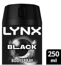 Image of Lynx Black Aerosol Body Spray 250 ml