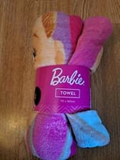Image of Barbie Beach Towel 140 x 70cm - Brand New