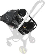 Image of Lightweight Doona Stroller Rain Cover - Wind & Waterproof with Ventilation Holes