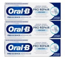 Image of Oral-B Pro-Science Advanced Gum & Enamel Pro-Repair Fresh Toothpast 3 x 75ml