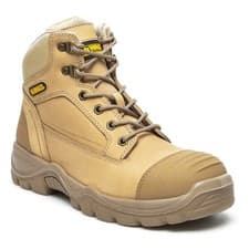 Image of DEWALT Akron Men's Steel Toe Safety Work Boots, Side Zip, Durable, Lightweight