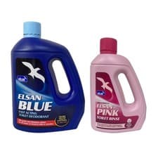 Image of Elsan Blue 4L & Pink 2L Toilet Fluid Chemical Cleaner Caravan Motorhome Camping