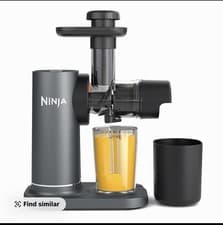 Image of Ninja Cold Press Juicer Machine with 700ml Jug & 1.1L Pulp Container Make Fresh
