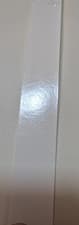 Image of High Gloss/shiny Iron On Edging Melamine Tape approx 22mm Black, Cream or White