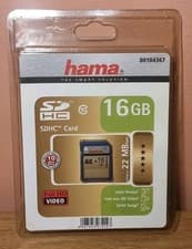 Image of New Hama 16GB SD Memory Card 22Mb/s