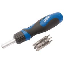 Image of Draper Ratcheting Screwdriver Set Forward Reverse & Lock Mechanism 13 Pieces x12