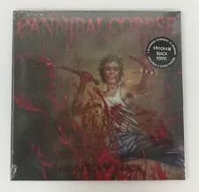 Image of 12" LP Vinyl Cannibal Corpse Red Before Black 180g Press With Poster - WM154