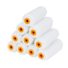 Image of 30 X JAK MINI FOAM PAINT ROLLER 4" SLEEVES PAINTING DECORATING SPONGE ROLLERS