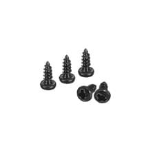 Image of #2 x 3/16" Phillips Pan Head Self-tapping Screw, 100pcs Round Head (Black)