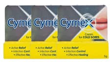 Image of Cymex Cream For Cold Sores & & Dry Cracked Lips - 5G X 3