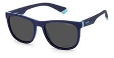 Image of Polaroid Kids Sunglasses PLD 8049/S ZX9 (M9) Blue Azure/Grey Polarized