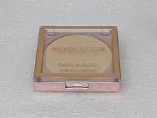 Image of Makeup Revolution Bake & Blot Pressed Setting Powder Banana Light