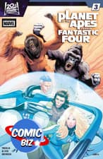 Image of PLANET OF THE APES VS. FANTASTIC FOUR #3 (2026) 1ST PRINTING MAIN COVER