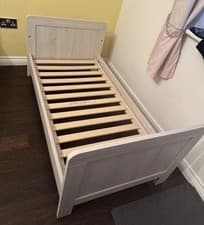 Image of Mamas and Papas Atlas Cotbed - Nimbus White - Excellent Condition