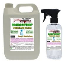 Image of Disinfectant Cleaner Spray 1 / 5 / 10 Litre Kills Bacteria Fresh Scent Safe +