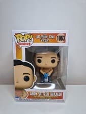 Image of Funko Pop Steve Carell 40 Year Old Virgin Waxed #1063 Boxed Fast Delivery