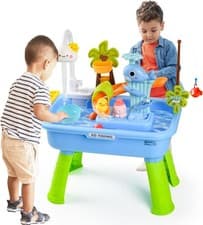 Image of Sand Water Table 2026 Summer Rain Shower Splash Pond Garden Beach Sandpit Toy UK