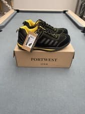 Image of Portwest Steelite Lusum Safety Trainer - Black