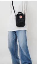 Image of Fjallraven Kanken Mini Purse Crossbody Bag Black
