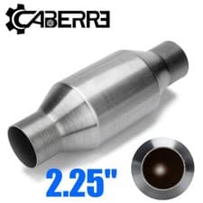 Image of 2.25'' INCH SPORTS CAT CATALYTIC CONVERTER HIGH FLOW 400CELL STAINLESS UNIVERSAL