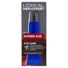 Image of L'Oreal Men Expert Power Age Revitalising Eye Care Cream 15ml